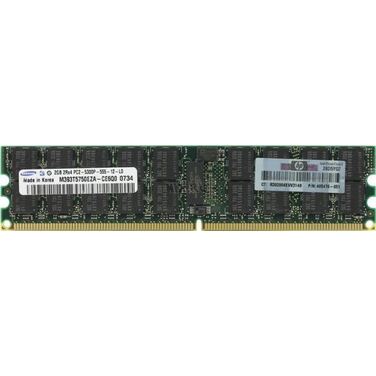 Память 1Gb DDR2 667MHz PC-5300 SAMSUNG Original Single Rank ECC Registered+PLL, Low Profile
