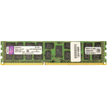 Память 4Gb DDR3 1333MHz Kingston (KVR1333D3D4R9S/4GI) ECC Reg with Parity CL9 DIMM Dual Rank