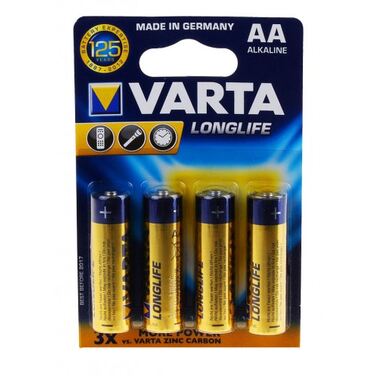 Батарейка Varta Longlife Extra LR06 BP-4