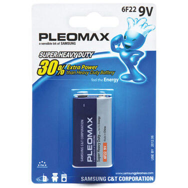Батарейка Samsung Pleomax 6F22