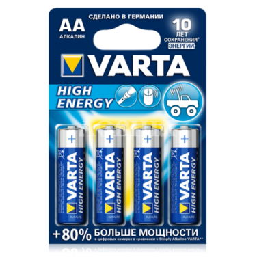 Батарейка Varta High Energy LR06 BP-4