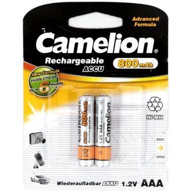 Аккумулятор Camelion R03 (AAA)-800mAh Ni-Mh 1 шт