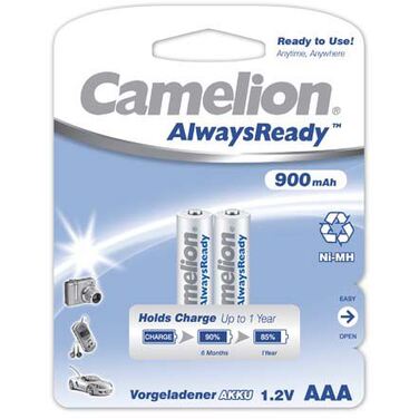 Аккумулятор Camelion R03 (AAA)-900mAh Always Ready