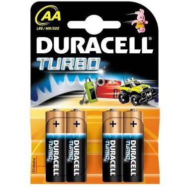 Батарейка Duracell LR06 Turbo BP-4 (80/240)