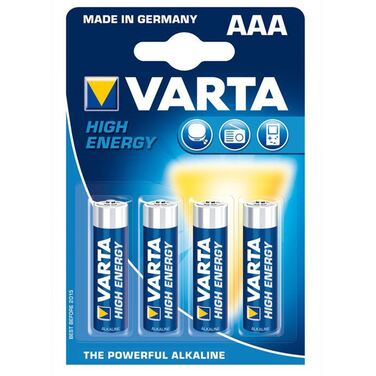 Батарейка Varta High Energy LR03 BP-4
