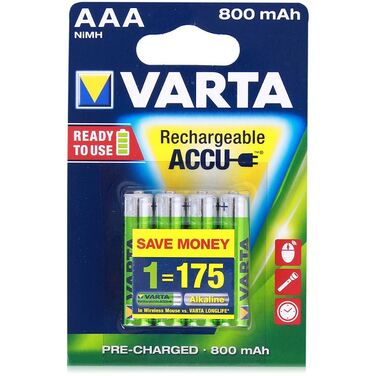 Аккумулятор VARTA Ready2Use R03-800mAh 1 шт