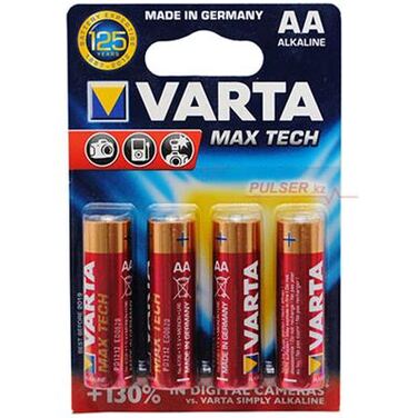 Батарейка Varta Max Tech LR06 BP-4+2