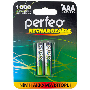 Аккумулятор Perfeo AAA1000mAh/2BL