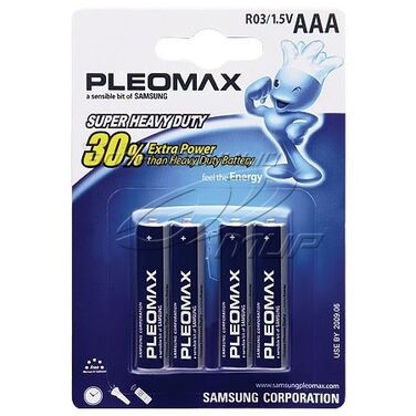 Батарейка Samsung Pleomax R03