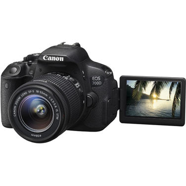 Фотоаппарат Canon EOS 700D Kit EF-S 18-55 IS STM черный, 18Mp, 3", 1080p, SDHC, LP-E8 Набор с объек