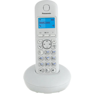 Радиотелефон Panasonic KX-TGB210RUW белый АОН