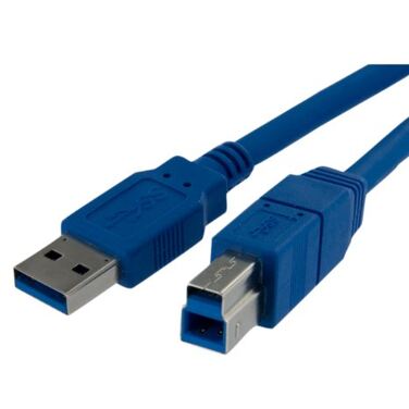 Кабель USB 3.0 A->B Hama H-54502 3.0 м, экранированный, 5 Гбит/с, черный