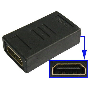 Переходник HDMI (F) в HDMI (F) Exegate, v 1.4b