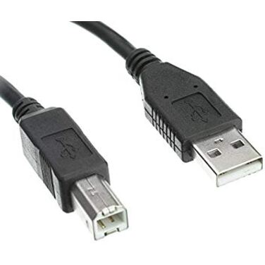 Кабель USB 2.0 A->B 1.8м, 2 фильтра, Cablexpert (CCF2-USB2-AMBM-6)