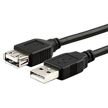 Кабель удлинительный USB 2.0 <A->A> 4.5м, 2 фильтра, черный, Cablexpert (CCF2-USB2-AMAF-15)