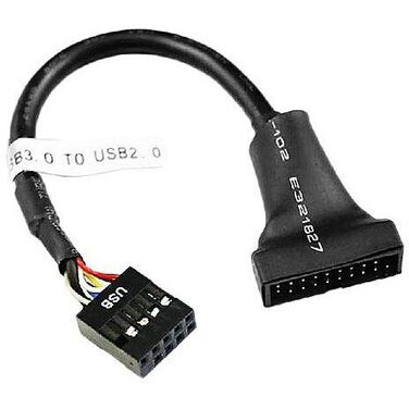 Кабель-переходник USB3.0 - USB 2.0 19pin