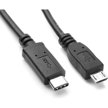 Кабель USB 2.0 micro B->type C, 1м, Cablexpert (CCP-USB2-mBMCM-1M)