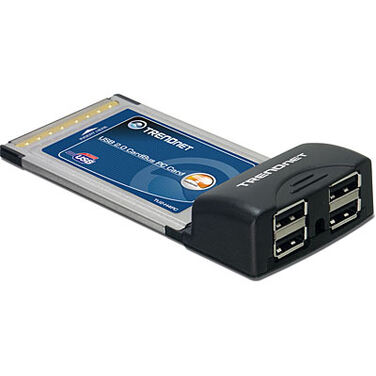 Контроллер TRENDnet TU2-H4PC 4-Port USB 2.0 Host PC Card (TU2-H4PC)