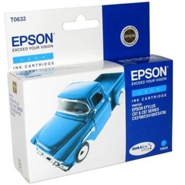 Картридж Epson EPT006324A для Stylus C67/C87 CX3700/CX4100/CX4700 голубой