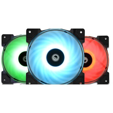 Вентилятор для корпуса ID-Cooling SF-12025-RGB (лопастей 11, Подсветка: многоцветная)