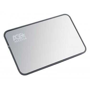 Внешний корпус AgeStar 3UB2A8 silver, USB 3.0 to 2.5" hdd SATA