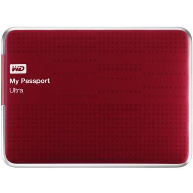 Жесткий диск внешний 500Gb WD My Passport Ultra red, 2,5", 5400RPM, USB 3.0 (WDBLNP5000ARD-EEUE)