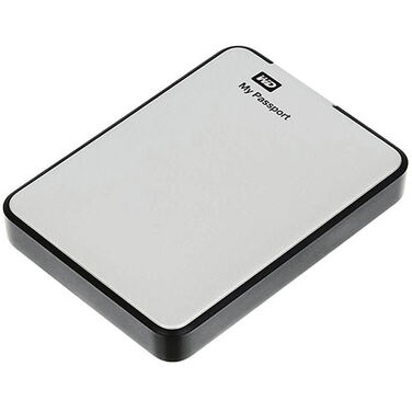 Жесткий диск внешний 1Tb WD My Passport WDBEMM0010BSL-EEUE 2.5" серебристый USB 3.0