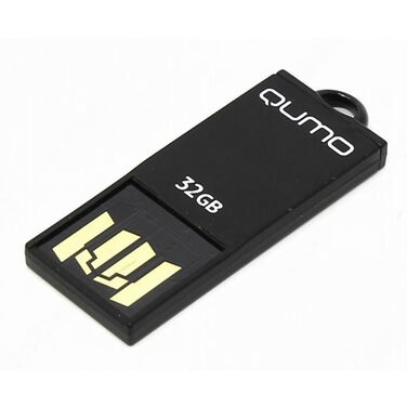 Память Flash Drive 32GB QUMO Sticker Black, USB 2.0 (QM32GUD-STR-Black)