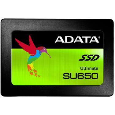 Накопитель SSD 120Gb ADATA Ultimate SU650, 2.5", SATA III, [R/W - 520/450 MB/s] 3D-NAND ASU650SS-120
