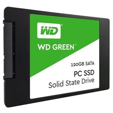 Накопитель SSD 120Gb Western Digital WD Green PC SSD SATA, 2.5" (WDS120G1G0A)
