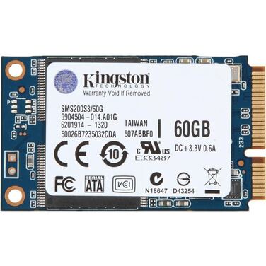 Накопитель SSD 60Gb Kingston SMS200S3/60G SSDNow SMS200 SATA3 mSATA