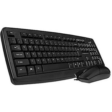 Клавиатура + мышь Genius KM-130 black, USB (KM-110X + DX-125)