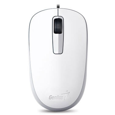 Мышь Genius DX-125, белая, оптическая, 1000dpi, USB