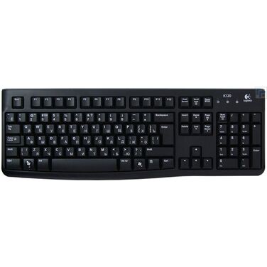 Клавиатура Logitech K120 black, USB (920-002522)