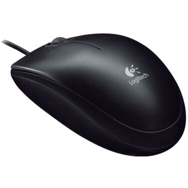Мышь Logitech B100 черный, 800dpi, USB (910-003357)