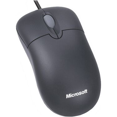 Мышь Microsoft Basic Optical Mouse v2.1 белая, USB + PS/2, OEM (MSK-1094)
