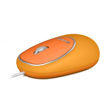 Мышь Sven RX-555 Antistress Silent, USB, оранжевая