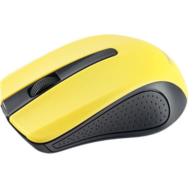 Мышь Perfeo Rainbow черный/желтый, беспроводная, оптическая, 3 кн, USB (PF-353-WOP-Y)