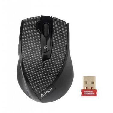 Мышь A4 Tech G10-730F-1 Black Plaid, Wireless, USB