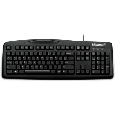 Клавиатура Microsoft Wired Keyboard 200 Black, USB (6JH-00019)