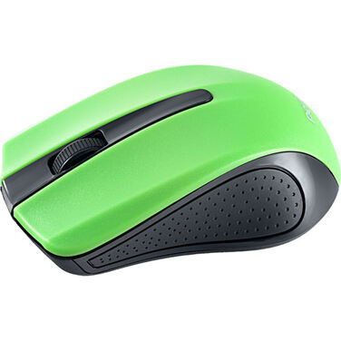 Мышь Perfeo Rainbow черный/зеленый, беспроводная, оптическая, 3 кн, USB (PF-353-WOP-GN)