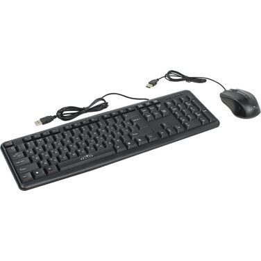 Клавиатура + мышь Oklick 600M черный, USB (ID:337142)