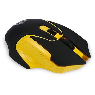 Мышь Jet.A Comfort OM-U57G беспроводная,чёрно-жёлтая, USB