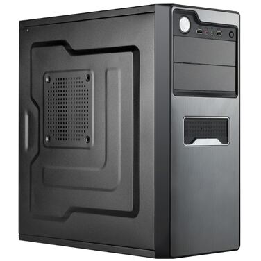 Корпус Exegate CP-312 Black/Grey <ATX, 450W, 24+4pin, 3*SATA, USB, Audio>