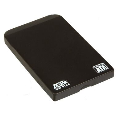 Внешний корпус AgeStar 3UB201 black, USB 3.0 to 2.5" hdd SATA