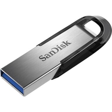 Память Flash Drive 16Gb Sandisk Ultra Flair серебристый/черный, USB3.0 (SDCZ73-016G-G46)