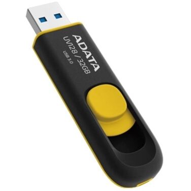 Память Flash Drive 32GB ADATA UV128 Yellow, USB 3.0 (AUV128-32G-RBY)