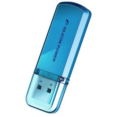 Память Flash Drive 8Gb Silicon Power Helios 101 Blue USB 2.0 (SP008GBUF2101V1B)