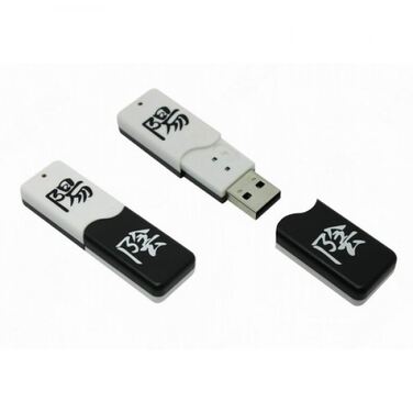 Память Flash Drive 32GB QUMO ИНЬ & ЯН, с защитой от записи, цвет корпуса белый & черный, USB 2.0 (QM