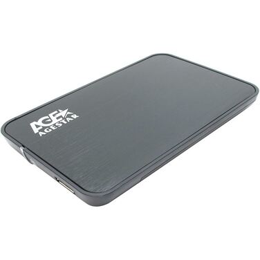 Внешний корпус AgeStar 3UB2A8 (BLACK) USB3.0, сталь+пластик, черный 2.5" SATA